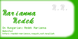 marianna medek business card